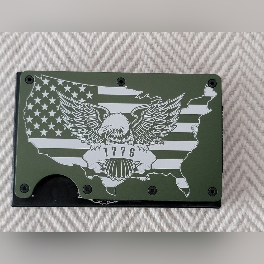 Minimalist Card WalletAnodized Aluminum RFID Block!